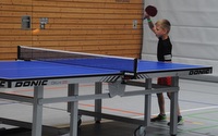 Youri unser zur Zeit jüngster Spieler hat mit 7 Jahren den Vorhand-Topspin schon gut drauf. 